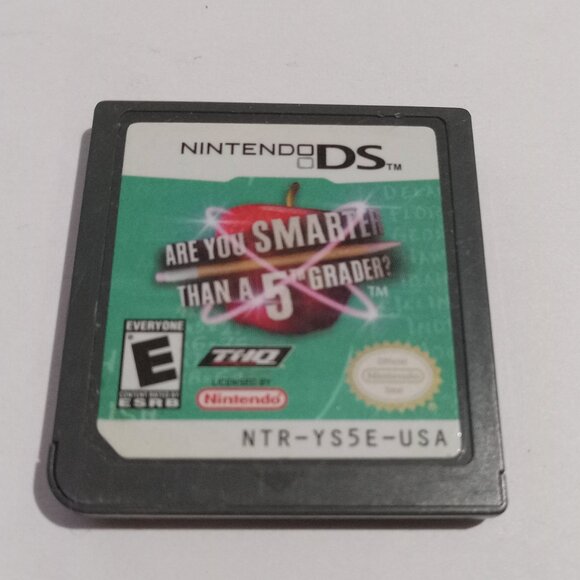 Are You Smarter Than a 5th Grader Nintendo DS 3DS (Cartridge Only) Tested - Picture 1 of 3